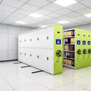 Hand-cranked Mobile File Cabinet