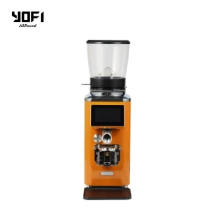 Gran Capacidad de Tolva 220V 83mm Molinillo de Café Automático de Pantalla Táctil Comercial