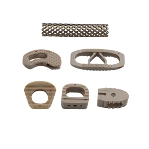 Titanium Mesh Fusion Cage Spine Fixation System Cervical Lumbar PLIF TLIF Peek Cage Implants Interventional Materials