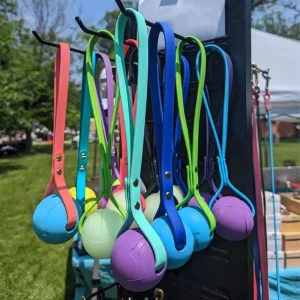 Customizable Logo Tennis Ball Leash Set