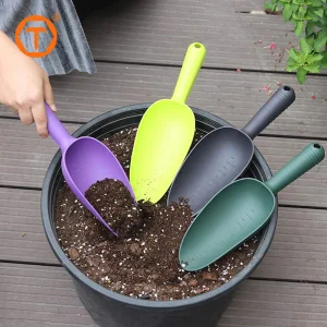 Outdoor Kids Mini Plastic Hand Trowel Soil Scoop Gardening Tool Planting Garden Shovel for Soil Digging Transplanting Weeding