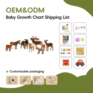 Montessori Box Detailed Farm Forest Animal Figurines Set