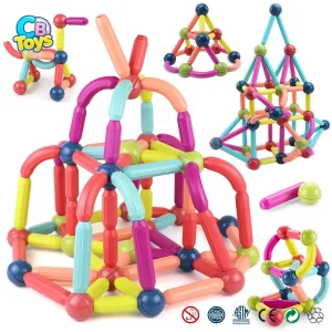 3d Magnetic Educational Building Blocks Tiles Diy Toys Set