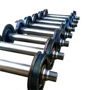 Durable Forged Industrial Steel Crane Rail Wheels Travelling Train Wheel Railway Wheel