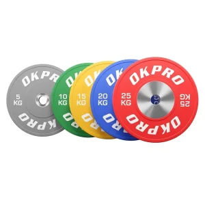 Gym Wholesale Weightlifting Powerlifting Rubber Competition Bumper Plates