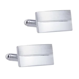 ODM Men's Cufflinks Wholesale Cheap Price Simple Design Square Metal Blank Button Cufflinks CL-C130 Factories, Exporters