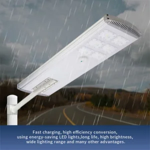 Integrated All in One 400/600W Outdoor Lighting Solar Panel System Energy Saving Lamp LED Street Road Lights IP67 LED Flood Garden Wall Yard Park Street Light