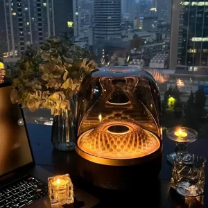 Wholesale Harman The Same Desktop Subwoofer Glazed 4 Generation Bluetooth Audio GLASS Black Gold Collection Speaker Cartoon Exporters, Products