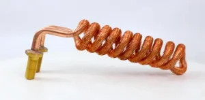 Non-Standard Custom Copper Spiral Fin Tube Cooling Tube Coil Cooling Coil Heat Exchanger Cooler L/U Type