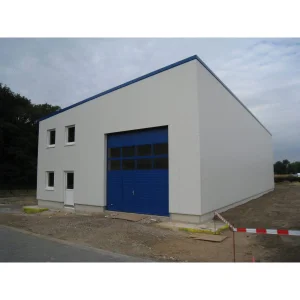 Two-Story Insulated Shed Roof Hall