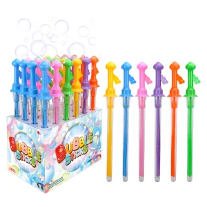 Espada de Brinquedo de Verão Bastão de Bolhas Atividade ao Ar Livre e em Ambiente Fechado Uso de Casamento Lembrancinhas Suprimentos Varinha Colorida de Soprador de Bolhas Brinquedos para Crianças