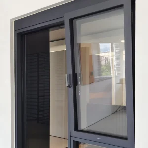 NFRC Standard Aluminum Smart Glass Casement Windows Tilt and Turn Windows for Villa