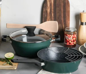 DouJia Aluminum Set One for All Nonstick Coating Cookware