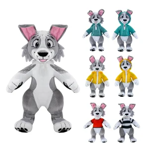 Fursona Furry Wolf Stuffed Animal Anime Movie Character Figure Plush Toys Customized Company Mascot Plushies