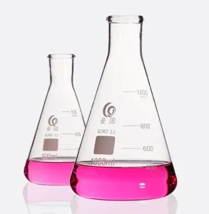 500ml Erlenmeyer Glass Bottle Laboratory Borosilicate Glassware Capacity Flask Bottle