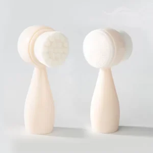 2-in-1 Facial Cleansing Brush Scrubber Tool