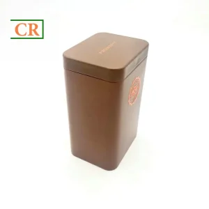 Custom 3 Inches Square Airtight Child Resistant Tin Box