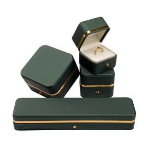 Jewellery Gift Box Customize Logo Green Packaging
