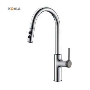 High Quality Single Handle Pull-Down Deck Mounted Kitchen Faucet Tap