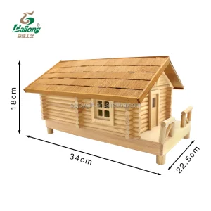 DIY Wood Craft Log Cabin