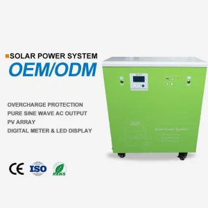 3kw Sistema de energía solar portátil fuera de la red