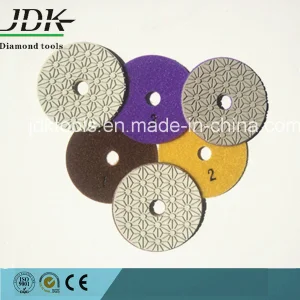 4 Almohadillas de pulido de diamante húmedas/secas 3 para granito