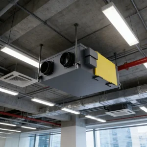 Erv Mvhr Mechanical Ventilation System with Enthalpy Exchange Core for Indoor Air Quality Improvement and Energy Conservation