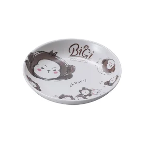 Free Sample 6.4" Kid Tableware Melamine Soup Plate