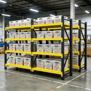 Strong Shelf Adjustable Electrostatic Painting Storage Rack for Auto Parts Tires CE ISO9001 Customized 200-500kg Multi-level