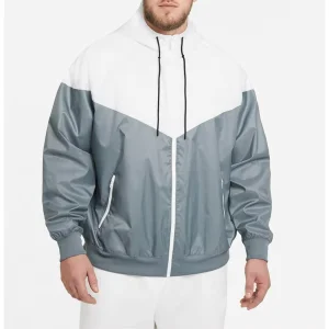 OEM Lightweight Tactical Waterproof Quilted Jacket Men Stand Collar Front Logo High Quality Custom Fishing Rain Coat