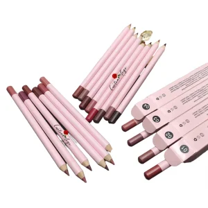 Vegan Creamy Container Waterproof Brown Custom Logo Eyebrow Pencil Private Label Lip Liner OEM Makeup Long Item Lipliner