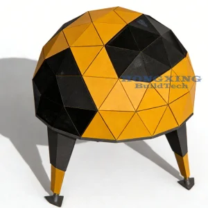 Mobile Star Capsule House Aluminum Plate Structure Prefabricated Space Capsule Cabin Electric Lift Cabin High-End Resort Capsule Hotel