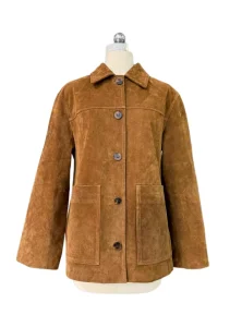 Pigskin Leather Coat