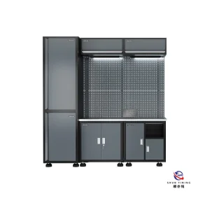 Reinforced Metal Workstation Combo, Professional Combined Tool Station for Heavy Equipment Maintenance