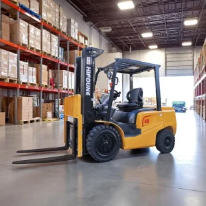 Hifoune New Diesel 3 Ton Automated Manual Diesel Forklift with Pneumatic Tire and Isuzu Motor