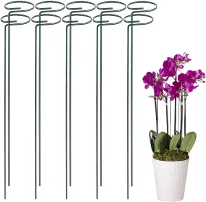 Hopesun 5.8 Inches Single Stem Plant Support Stakes