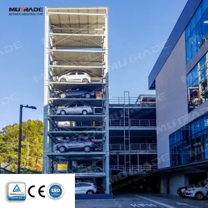 Robotic Parking Max 35 Floors Car Display Tower Parking System