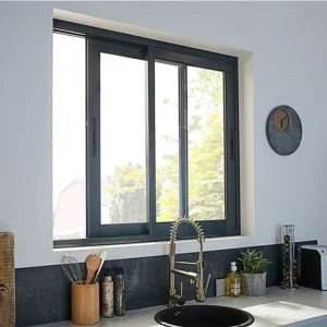 Ventana deslizante vertical cocina