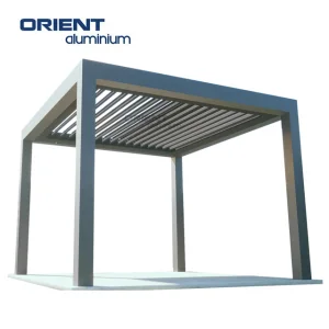 Modern aluminum garden gazebo pergola
