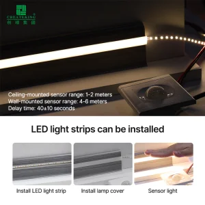 China Manufacturer OEM 70*15mm Hidden Nail PVC Base Moulding with LED Strip