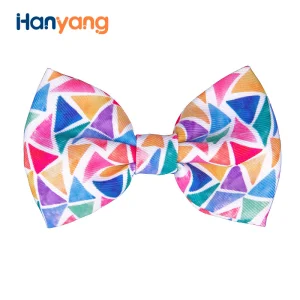Hanyang OEM Sublimation New Released Classical Dog Accessories Bow Tie Custom for Small, Medium Pet Dog