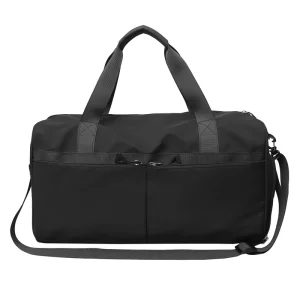 Large Capacity Zippered Gym Bag Portable Dry and Wet Separation Fitness Sports Luggage Storage for Weekends Travel