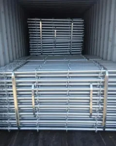 Robust Facade Scaffold System with Reinforced Ledger Support for Safety