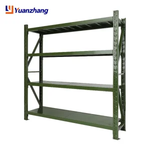 Stacked Duty Racking Warehouse Industrial Shelf Metal Storage on Four Shelves