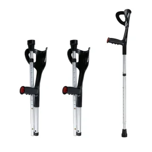 Medical Supplies Aluminum Alloy Adjustable Folding Crutch