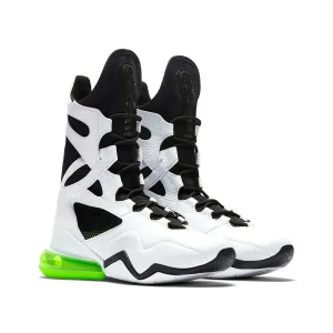 Breathable High Top Lace-Up Boxing Boots Leather Slip Resistant All Weather Grip Lightweight Men Professional Customizable