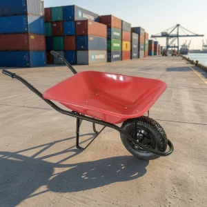 Rust-Resistant Manual 1-Wheel Wheelbarrow