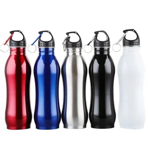 Customized Advertising Gifts Wide Mouth Single Wall Stainless Steel Hot Water Bottle