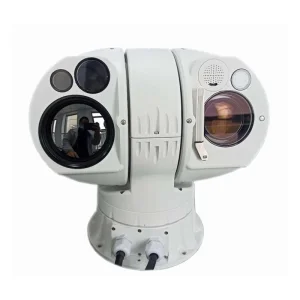 5km Detection 75mm Fixed Vox Lens+33X Optical Zoom 384X288 Resolution Thermal Imaging PTZ Camera