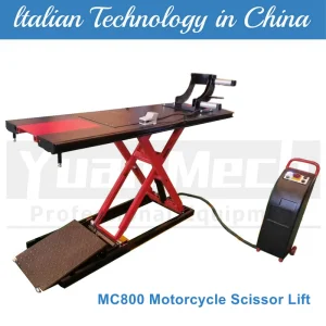 Italian Design 800kg Heavy Duty Motorcycle Scissor Lift Factory Garage Equipment